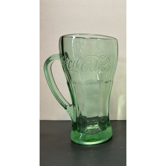 LIBBEY GLASS COMPANY Coca Cola Coke Green 16oz Mug/Cup Glass - Picture 5 of 14